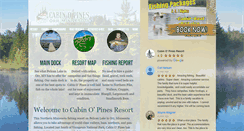 Desktop Screenshot of cabinopines.com