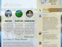 Tablet Screenshot of cabinopines.com